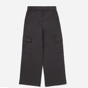 Everlane Wide Leg Crop Cargo Pants size 4